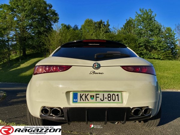 Dyfuzor dokładka zderzaka diffuser STILE ITALIA CARBON Alfa Romeo Brerra 2006 - 2010