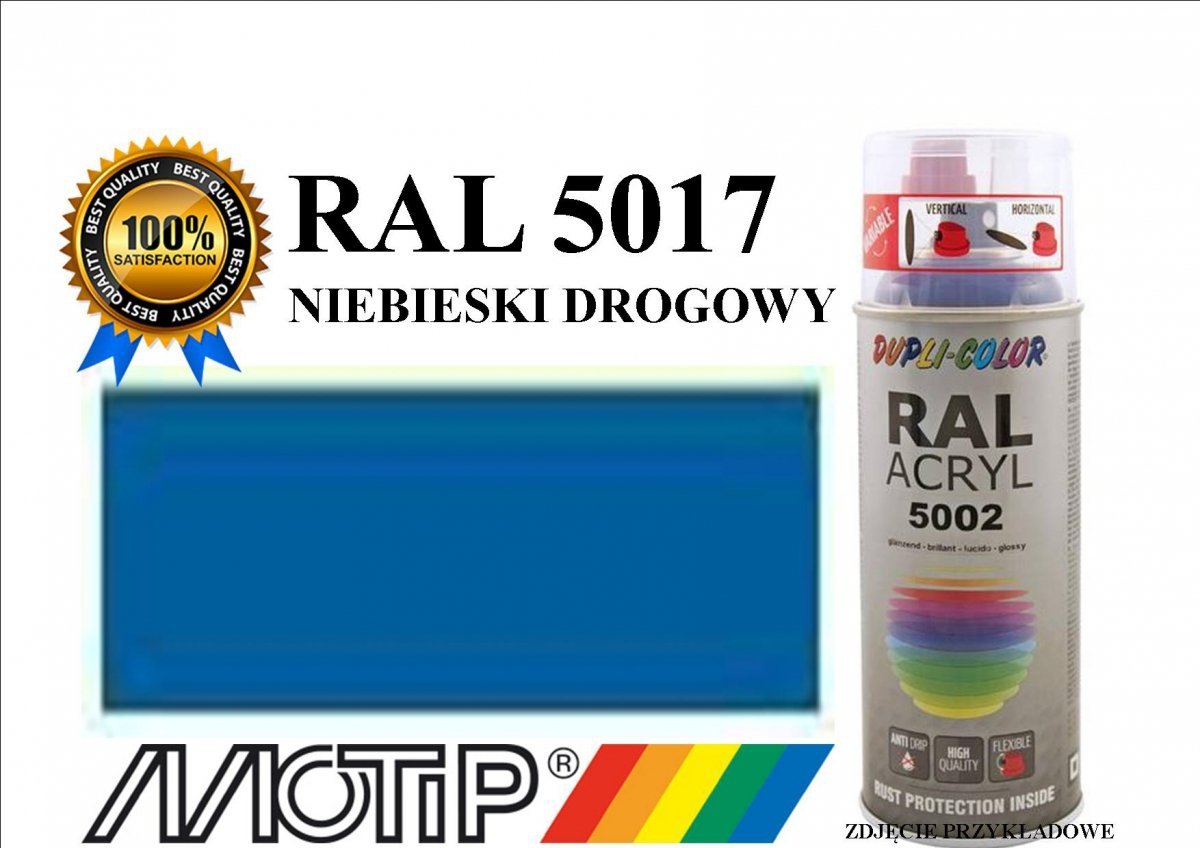 dupli color niebieski drogowy ral 5017