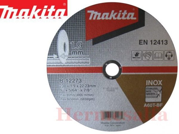 TARCZA DO CIĘCIA METALU INOX 1,9 x 230 MAKITA B-12273