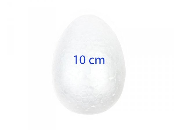JAJKO STYROPIANOWE 10 cm Jajka Wielkanoc