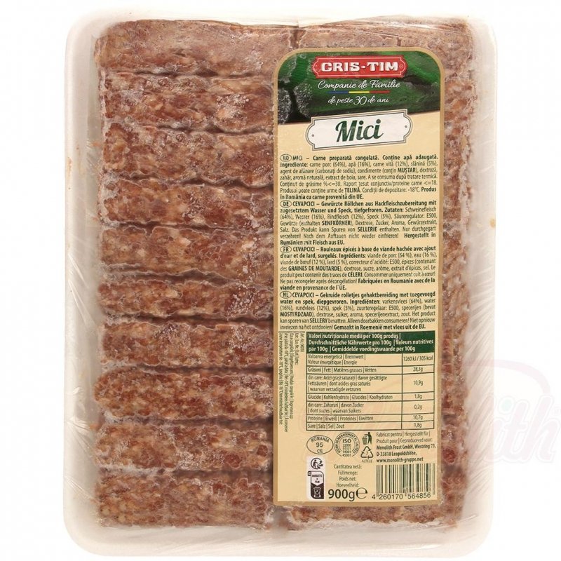 [CRISTIM] Mici &quot;CEVAPCICI&quot; wieprzowo-wolowe 900g/14