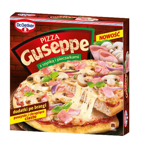 [DR.OETKER] PIZZA GUSEPPE Z SZYNKA I PIECZARKAMI 425G/5szt 