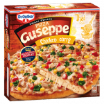 4012 Guseppe Pizza chicken Curry 375g 1x5