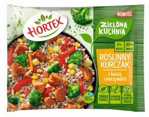 1165 Hortex Roslinny kurczak z kasza i warzywami 400g x8