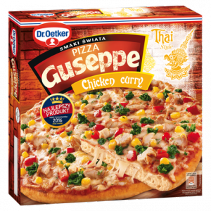 4012 Guseppe Pizza z Kurczakiem Curry 375g 1x5