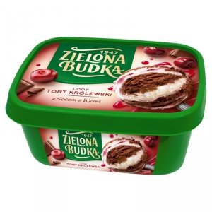 9303 Lody Familijne Zielona budka Tort Krolewski   z sosem wisniowym 1000ml x6 