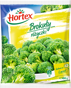 1108 Hortex Brokuły 450g 1x14