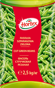 1229 CA Hortex GREAN BEANS 2,5kg 1x4