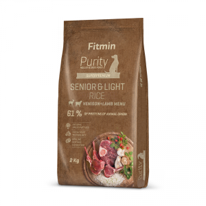  Fitmin Purity dog Rice Senior & Light Venision & Lamb 2kg