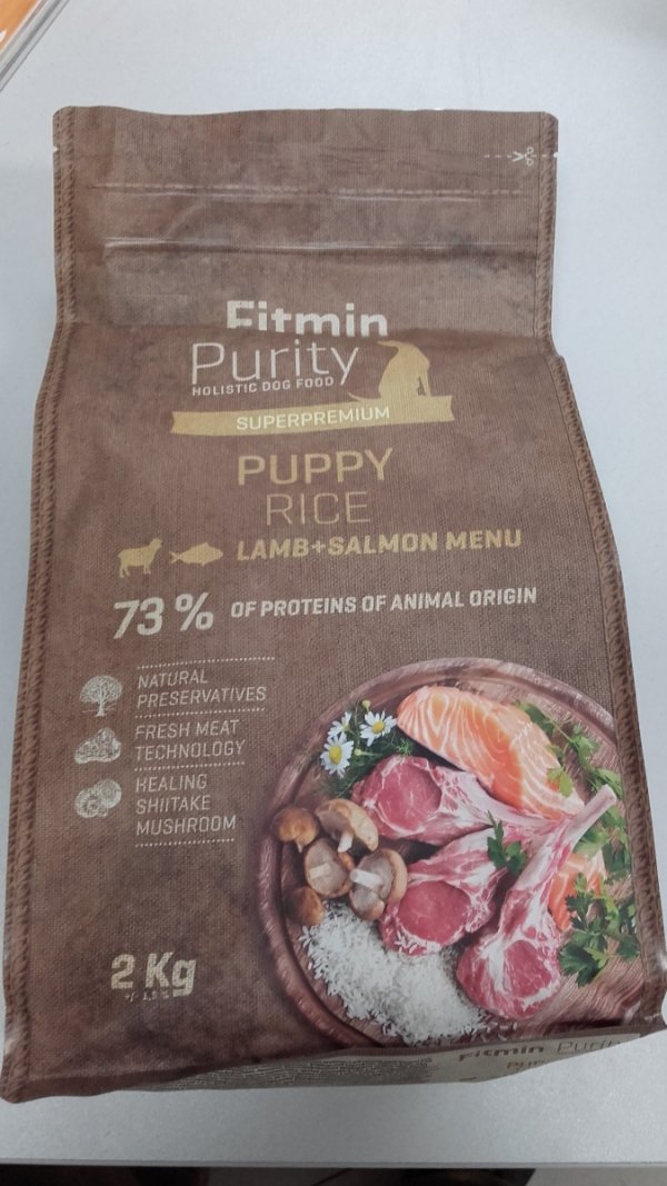 Fitmin Dog Purity Puppy Rice Lamb &amp; Salmon 2kg