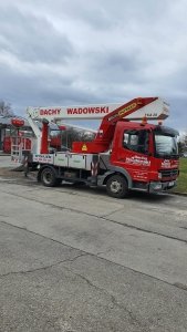 Wynajem dźwig - żuraw dekarski 1 godzina