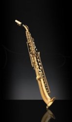 RAMPONE&CAZZANI saksofon sopranowy R1 JAZZ, 2003/J/AU Half-Curved saxello, Vintage Gold