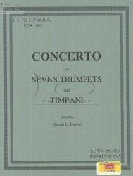 Altenburg Johann Ernst: Concerto for seven trumpets and timpani