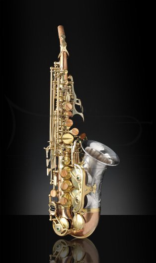 RAMPONE&amp;CAZZANI saksofon sopranowy TWO VOICES, 2004/TV/BRS, zagięty