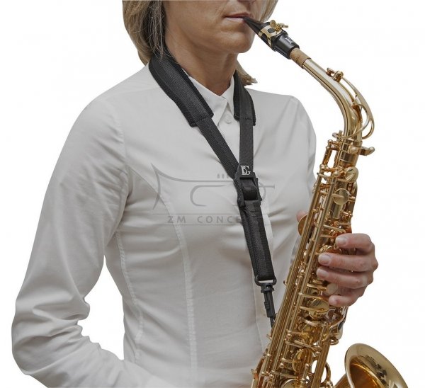 BG S12SH pasek miękki mały do saksofonu altowego / tenorowego plastik karabińczyk COMFORT
