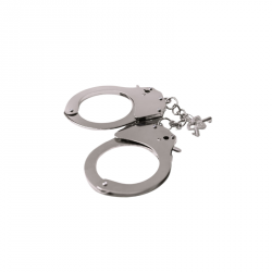 Adrien Lastic Metalowe Kajdanki Menottes MetAdrien Lastic Silver
