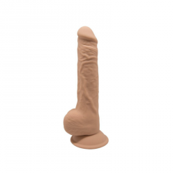 Silexd Silikonowe Dildo 24 cm Carmel