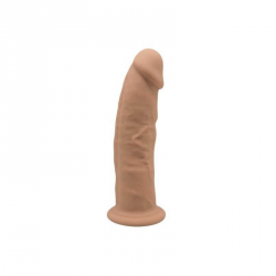 Silexd Silikonowe Dildo 19 cm Carmel