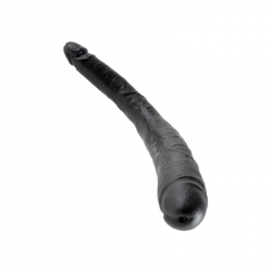 King Cock Podwójne Dildo 16 Tapered Double Dildo Black