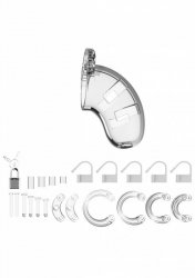 Model 01 - Chastity - 3.5 - Cock Cage - Transparent