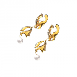 Upko luksusowe klamerki na sutki Moist Eyes Pearl Nipple Clamps