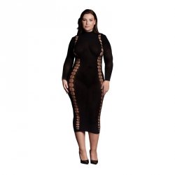 Le Désir Carme XI - Dress with Turtleneck Black OSX