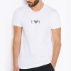 Emporio Armani t-shirt koszulka męska biała komplet 2-pack 