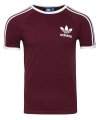 Adidas Originals bordowa koszulka t-shirt męski Clfn Tee BQ7565