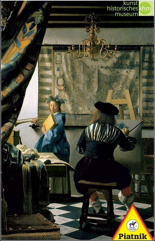 Puzzle 1000 Piatnik P-5640 Jan Vermeer Alegoria Malarstwa