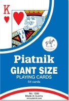 Karty Piatnik Wielki rozmiar (18x11cm)