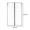 Moskitiera siatka magnetyczna LUARO na drzwi solidna mocny magnes 100x210cm