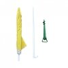 Parasol ogrodowy plażowy regulowany łamany składany UV 150cm żółty