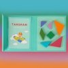 Tangram książeczka magnetyczna układanka montessori klocki gra logiczna 3D