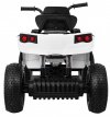 Quad ATV Air na akumulator dla dzieci Biały + Koła pompowane + Radio MP3 + Wolny Start