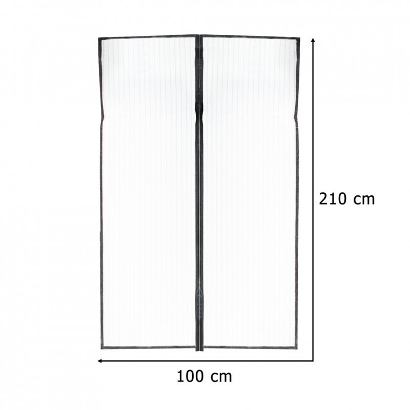 Moskitiera siatka magnetyczna LUARO na drzwi solidna mocny magnes 100x210cm