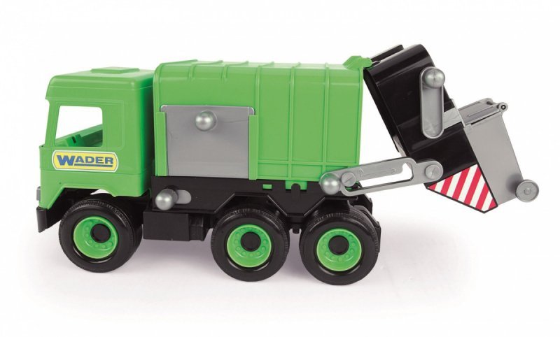 Wader Śmieciarka zielona Middle Truck w kartonie