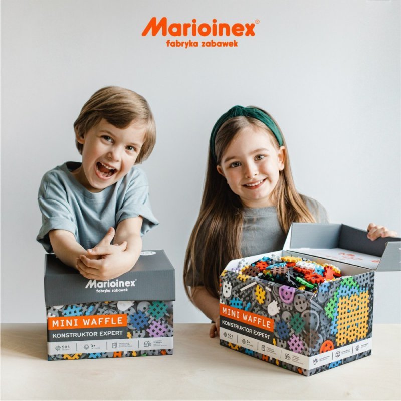 Marioinex Klocki  Mini Waffle Konstruktor Expert 501 elementów