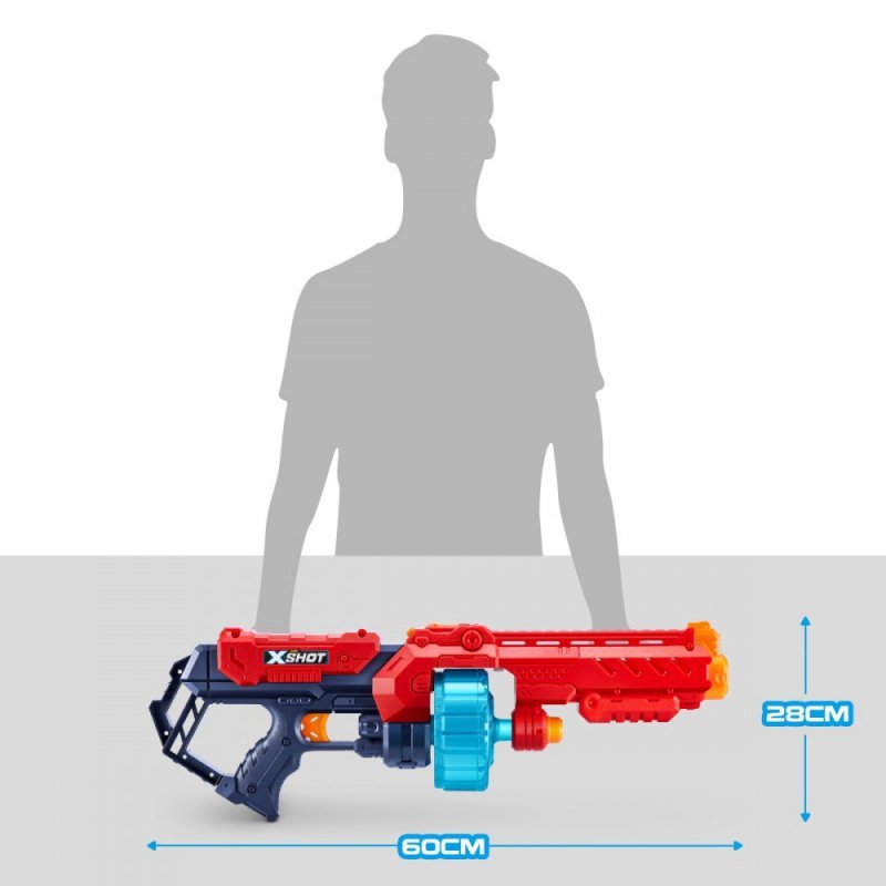 ZURU X-Shot Wyrzutnia Turbo Fire (48 strzałek) pomarańczowa