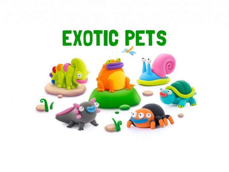 Tm Toys Masa Plastyczna Hey Clay  Egzotyczne zwierzęta 15 puszek
