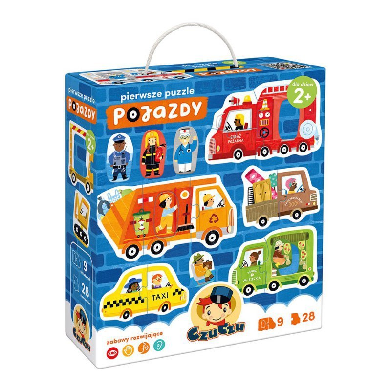 CzuCzu Układanka Pierwsze puzzle - Pojazdy