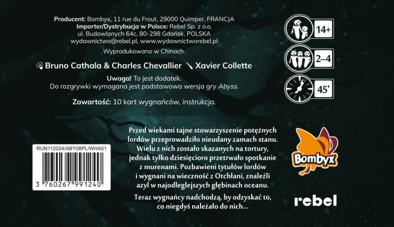 Rebel Gra Abyss: De profundis (edycja polska) Dodatek