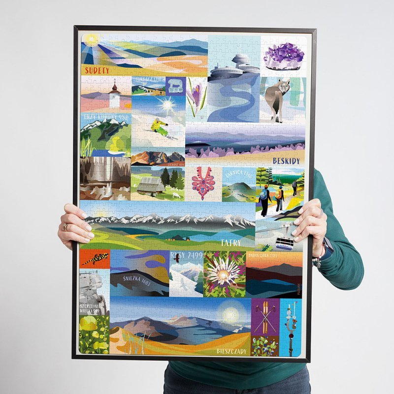 CzuCzu Puzzle Puzzlove Polskie góry 1000 elementów