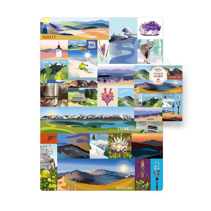 CzuCzu Puzzle Puzzlove Polskie góry 1000 elementów