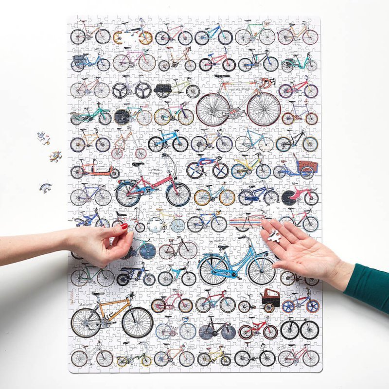 CzuCzu Puzzle 1000 elementów Puzzlove Rowery