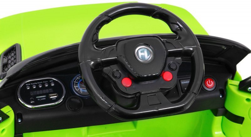 Autko Start Run na akumulator, Zielony SUV + Pilot
