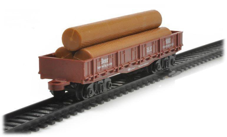 Kolejka Rail King Parowóz + 3 Wagony