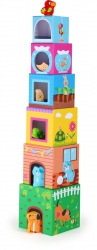 SMALL FOOT Wieża Edukacyjna dla Dzieci - Zwierzęta