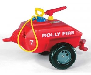 Rolly Toys rollyTrailer Przyczepa Cysterna do traktora Straż pożarna 5l