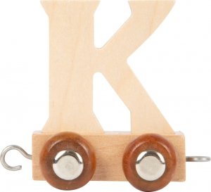 Dekoracja  SMALL FOOT wagon do lokomotywy z literą K