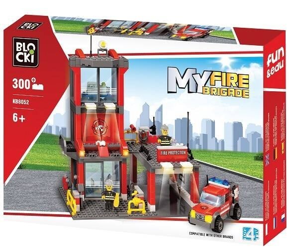Klocki Blocki MyFireBrigade Remiza 300 el.